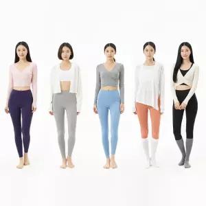 아몹 애슬레저 여성레깅스 러닝복 등산복 요가복 힙업레깅스 와이드 헤어밴드