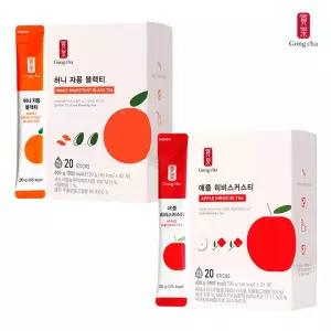 공차 허니자몽블랙티 20T +애플히비스커스티