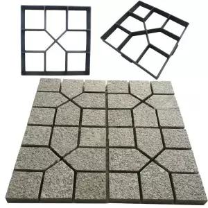 바닥블럭 콘크리트 벽돌 문양 포장 시공 화단경계 타일