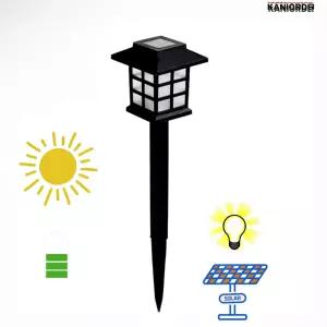 전원주택 가로등 야외 조명등 태양광 정원등 마당 휀스 말뚝 집모양주황