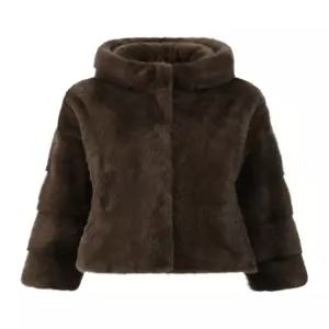 [진도]진도 Elfee 풀스킨 휘메일 밍크 후드 자켓 (E9W3EJ15_)