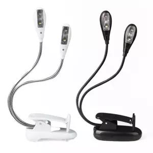 북라이트 악보 보면대 조명 집게 스탠드 캠핑등 램프 4LED 8LED