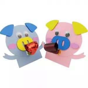 (OR) 꿀돼지 종이 피리 만들기