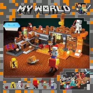 마인크래프트 호환 블럭 하늘성 브릭 DIY 완구 블록 성탄절 이벤트 장난감 조립