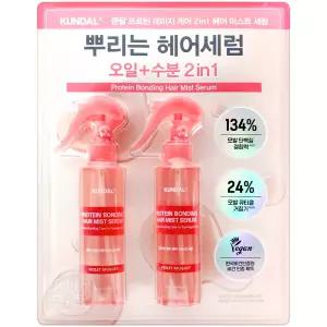 쿤달 프로틴 데미지케어 2in1 헤어미스트 세럼 150mlX2개