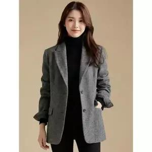 [예쎄] 헤링본 모직 자켓 (S5WJK007A)