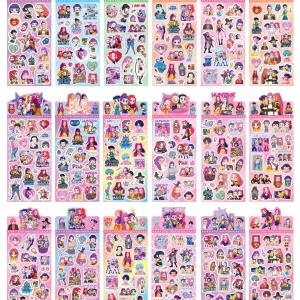 케데헌 스티커북 다꾸 DIY 루미 조이 호랑이 더피 미라 진우 데몬헌터스 의상