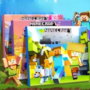 마인크래프트 그림책 취미 스티커 붙이기 미술책 어린이 만화 창작 놀이책 DIY