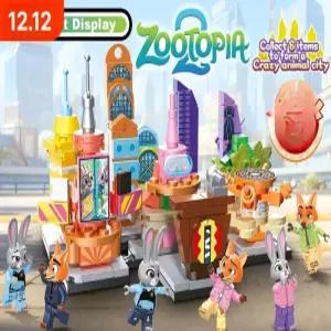 주토피아 호환 블럭 키즈 유아 피스 캐릭터 장난감 주디 선물 집중력 굿즈 완구
