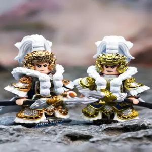 브릭샵 미니 피규어 삼국지 마초 제갈량 관우 여포 장군 무사 블록 조립 완구