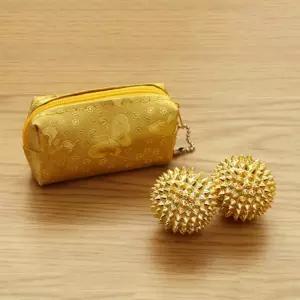 황금 수지침 지압봉 혈자리 자극 손바닥 마사지 암침봉 귀침 건강