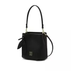 [갤러리아] DCBA6E332BK 닥스 블랙 DD로고 소가죽 숄더백