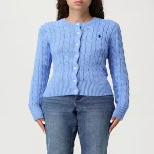 25FW 폴로 랄프로렌 폴로 자수 케이블 니트 가디건 211971868009 BLUE DOM