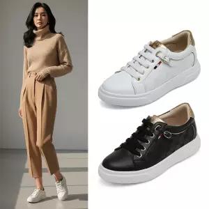 [잭앤질]잭앤질 소가죽 밴딩스트랩 스니커즈(JD5805S)