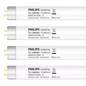 필립스 T5 형광등 600mm TL5 14W 865 주광색(푸른흰빛), 4개입