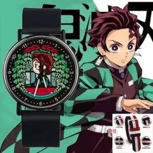 귀멸의 칼날 어린이 손목시계 캐릭터 방수 시계 카마도 네즈코 탄지로 학생용