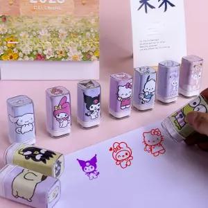 캐릭터 어린이 스탬프 선생님 활동수업 칭찬도장 컬러 휴대