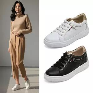 [잭앤질]잭앤질 소가죽 밴딩스트랩 스니커즈(JD5805S)