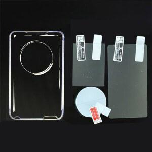 아이팟 클래식 비디오 5세대 5.5세대 30GB(얇은 버전)+스크린 프로텍터 필름과 작은 스크래치를 위한 완벽한 보호 크리스탈 클리어 하드 커버 케이스