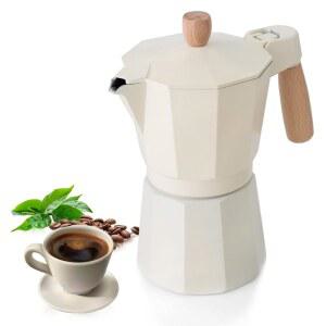 앙고라 브랜드 모카 포트 - 에스프레소 커피 메이커 다용도 스토브탑 라의