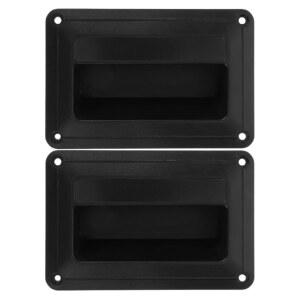 무대 오디오 장비 캐비닛 교체용 ARTIBETTER 사이드 캐리 핸들 2팩 플라스틱 오목 스피커 5.51X3.74인치