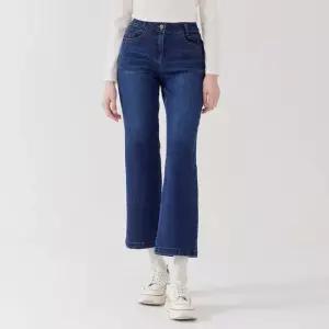 [지센] 슬림 와이드 롱 데님팬츠 LCDPP225_IN