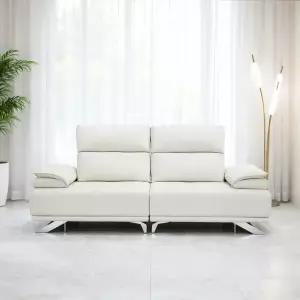 오너스가구 프리미엄 실리콘가죽 전동 3인소파