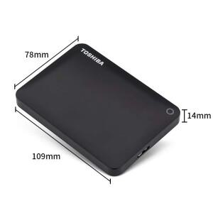 도시바 Canvio Basics B 3.0 Preto A3 HDTB410YK3AA 500GB 1TB 4TB