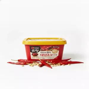 청정원 순창 100% 현미 태양초 찰고추장 3kg 1개