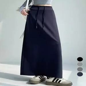 ATMARK 하이밴딩스트랩롱스웨트스커트AA59SK026G