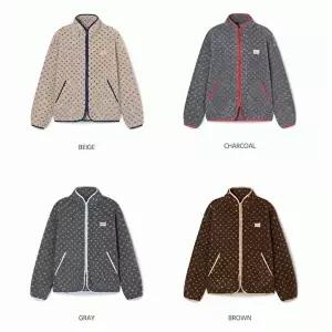 [후아유]WHOAU 도트패턴 플리스 점퍼 WHMZF4V61FSG