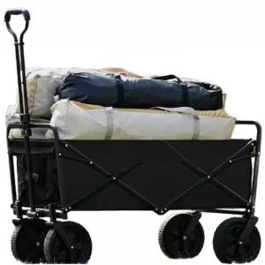 캠핑 수레 웨건 광폭타이어 오픈형 벤딕트 야외 구르마 대형 캠핑용 캠핑웨건 캠핑수레