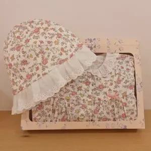 [밍크뮤](마산점)[26년SS출산선물] WH)루루플라워우주복&모자세트(36170-041-09*36170-010-06)