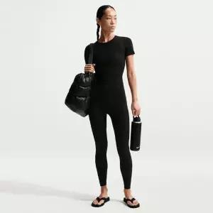 [나이키]레깅스 WQS II5234-010 젠비 여성 하이웨이스트 7/8 노 프론트 심 레깅스