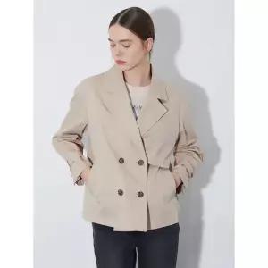 [올리비아로렌]베이직 숏 트렌치 자켓 VVCEB4S2161