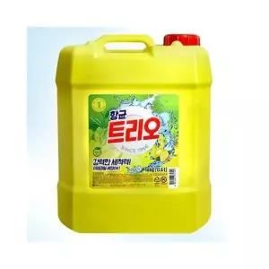 ( )루미나D 애경 쿨샵 트리오 말통 14kg 업소 대용량 주방세제