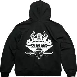 후드집업 전사이즈 뒷면 프린트티셔츠 바이킹 투구 발할라