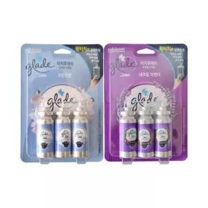 존슨 그레이드 에어스프레이 리필 3입 터치후레쉬 방향제 교체용