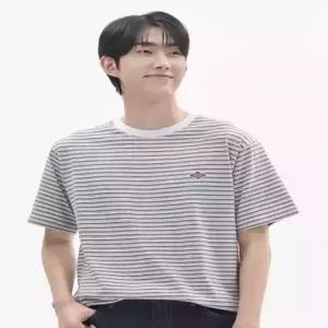 topten 공용 소프트 코튼 크루넥 T 스트라이프MSG2TS3005