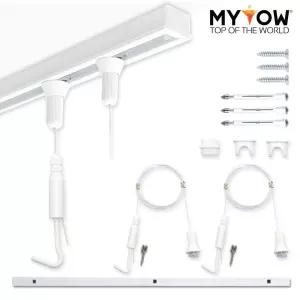 마이토우 프리미엄 액자걸이 레일 세트 50/100cm 5색