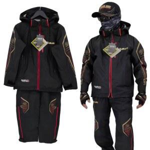 낚시우비 Sunline 남성용 방수 낚시 세트 재킷과 바지 4 계절복 따뜻한 의류