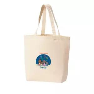 에코백 토트백 여름밤 불꽃놀이 가족 휴가 그림 다양한 사이즈