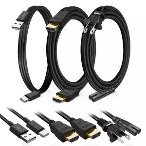 브렌다즈 PS5 호환 케이블 세트 - HDMI 8K USB C 소니 플레이스테이션 5 게이밍 콘솔 듀얼 센스 컨트롤러와