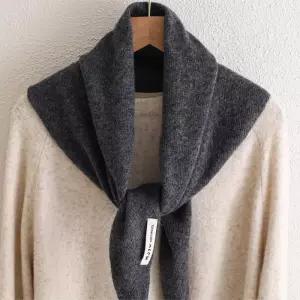 [모드제니] 포인트 삼각 니트 숄 머플러 8컬러