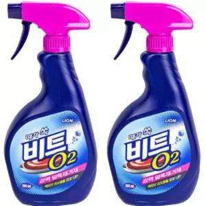 뿌리는비트 얼룩제거제 와이셔츠세탁 비트O2 500ml 2개 .