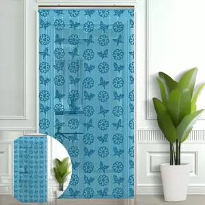 파리문발 아로마향 꽃나비 현관문 출입문 현관입구