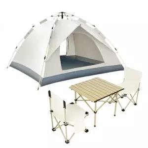 미니멀 피크닉 텐트 A세트 텐트, 롤테이블, 중형 의자 2개