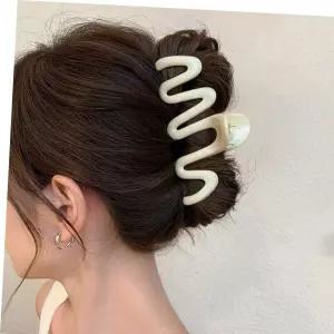 물결 웨이브 헤어 집게핀 13CM LM-0433