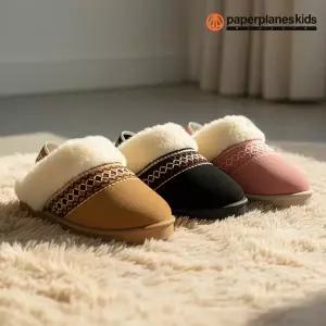 [페이퍼플레인키즈] PK8236 아동 털 슬리퍼