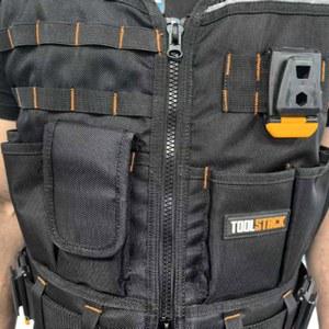 멀티 포켓 작업 듀티 기사 조끼 전기 헤비 재킷 도구 다기능 목수